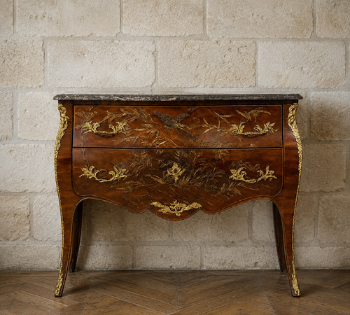 Commode sauteuse galbée - , en