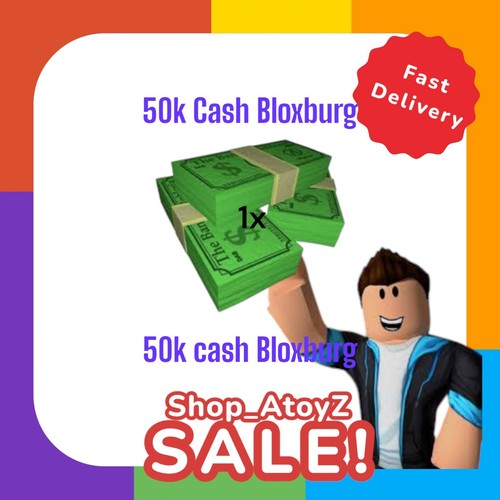 Bloxburg cash 50k - 50k, 💸