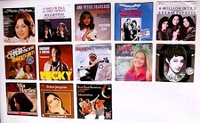 Lot de 13 disques vinyles EUROVISION 1977