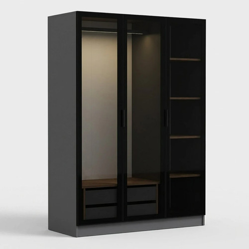 Armoire garde robe - 3, portes