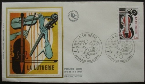 France fdc lutherie - fdc,