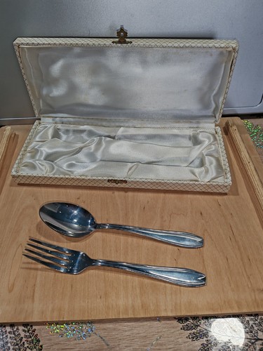 Cuillere fourchette inox - cuillere, en