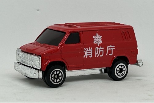 Welly chevrolet g20 van - van, fire