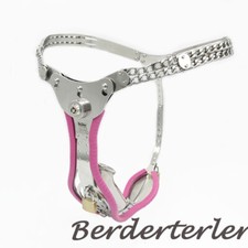 New Model Men's Chastity Belt Lock Cage Chastity Pants Metal Waist Belt Devices