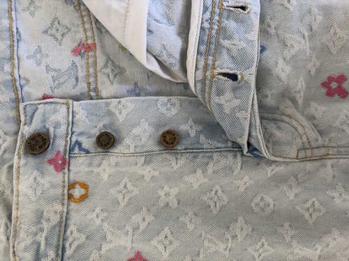 Louis vuitton jean denim bleu - jean,