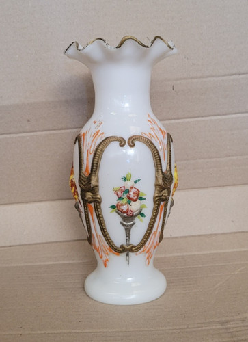 Vase ancien opaline 1900 - ,