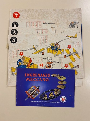 Lot anciennes notices - lot, 5