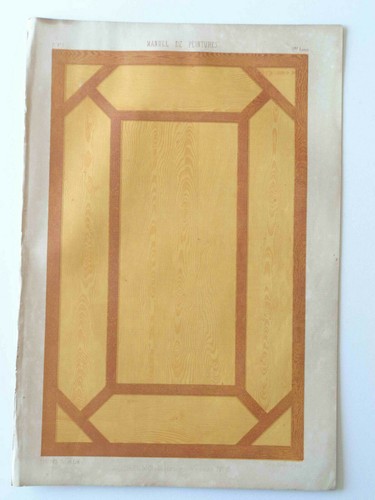 Grande lithographie xixe - lithographie,