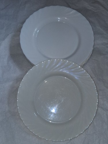 Assiettes arcopal blanches - assiettes,