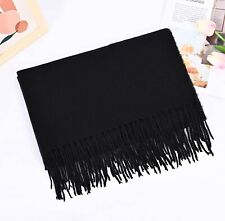 Etole, large écharpe châle scarf femme cachemire top qualité noire
