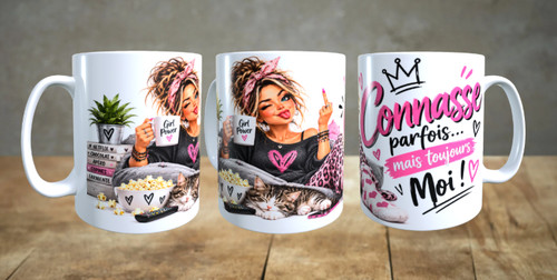 Mug humour connasse - mug, humour,