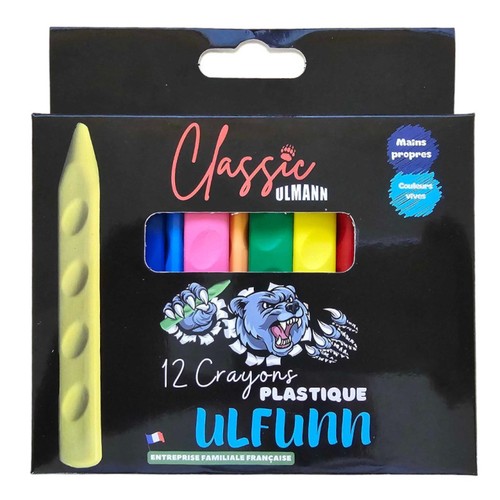 Crayons plastique couleurs - crayons,