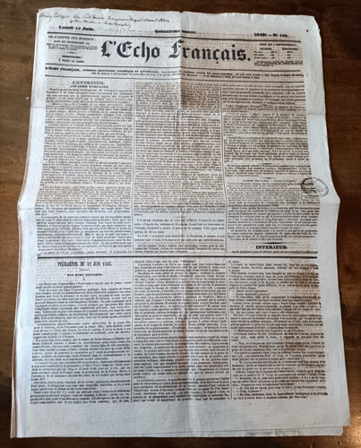 Vieux journal l echo - vieux,