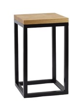 Porte-plante bois chêne 42cm