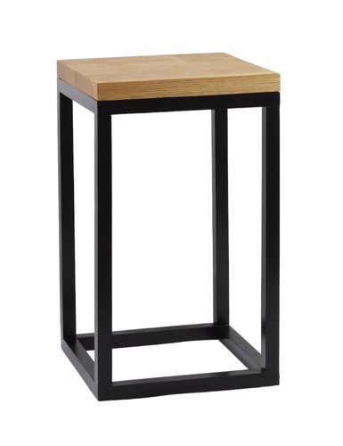 Porte plante bois chêne - porte-plante, 42cm