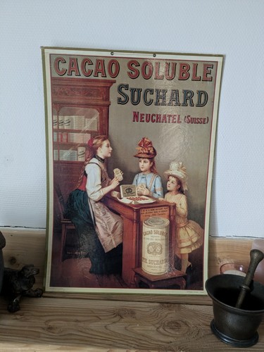 Ancien carton publicitaire - carton,