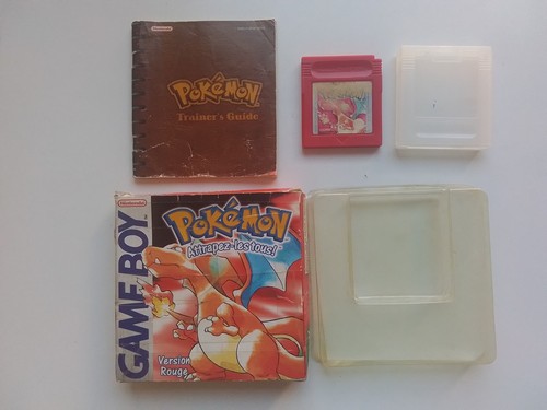 Pokémon version rouge - pokémon, complet