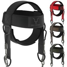 Adjustable Headband, Neck Trainer with Neoprene Padding, Weightlifting Training