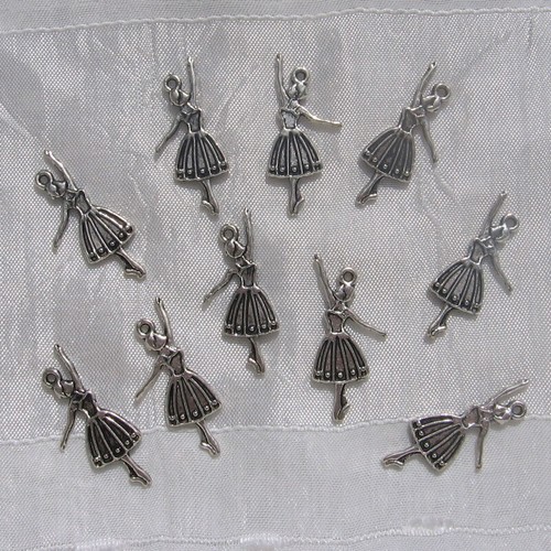 Lot breloques ballerine - de,