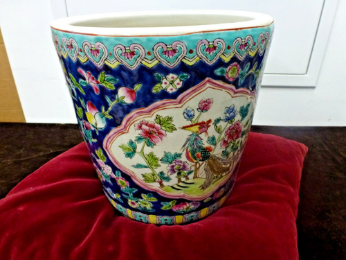 Pot chinois xixème porcelaine - pot,