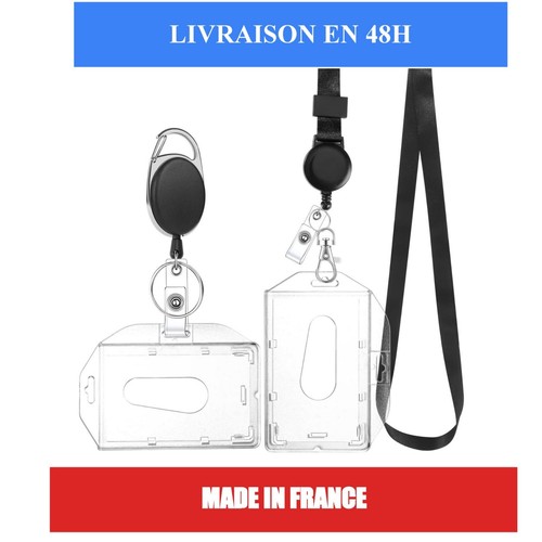 Porte badge tour cou avec - tour,