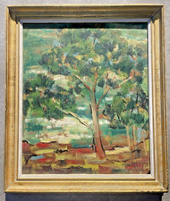 PRUDOM dit Georges PRUD'HOMME (1927-1992) - Oil on panel - The tree - Signed