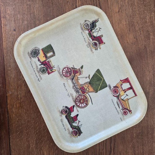 Plateau vintage retro fibre - , de