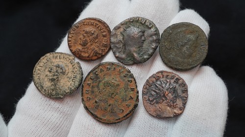 Lot monnaies romaines - monnaies,