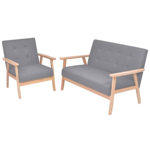 Canapés tissu fauteuil - 2x,