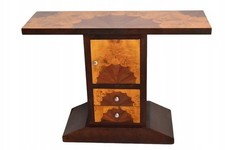 Wooden Art Deco Dresser Console Cabinet – Wardrobe Table Side Table with Drawer