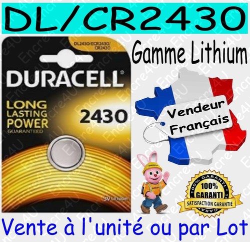 Piles duracell cr2430 dl2430 - piles,