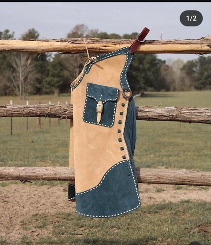 Chaps cuir cowboy western - en,