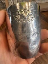 Timbale & Gobelet Argent Massif Poinçon Minerve Silver Cup N 12