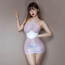 Femmes Sexy Huilé Robe Pur