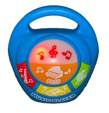 Keenway Blue Music Player 4 Instrument Toy Lights Sounds Drums Piano Xylophone