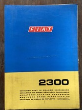 1969 Fiat 2300 Sedan & Station Wagon Bodywork Spare Parts Catalog Catalogo