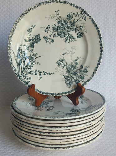 Assiettes anciennes - 6, –