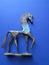 Cheval grec en bronze vintage 
