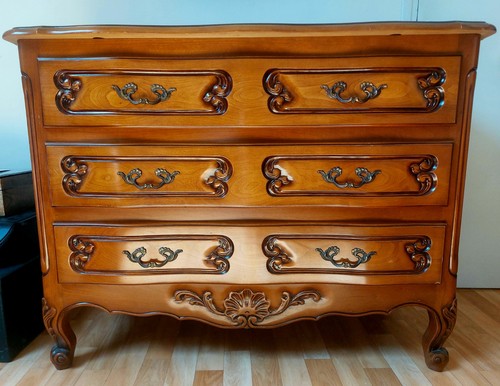 Commode merisier style - commode, louis