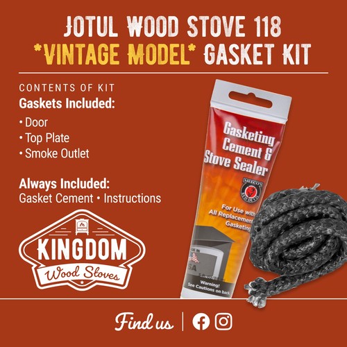 Vintage jotul 118 wood - jotul,