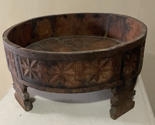 Antique Small Grinding Table of Indian Origin a "Chakki"