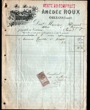 ORLEANS (45) CELERY FACTORY / BOX SPRINGS "Amédée ROUX" in 1910