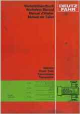Deutz Fahr Tractor DX4.70 DX6.10 DX6.30 Powertrain Transmission Workshop Manual
