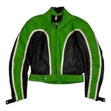 blouson cuir kawasaki veste