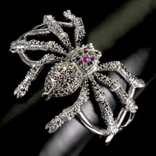 Bracelet araignée en argent