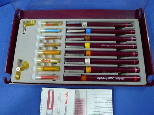 Coffret rotring rapidograph - rapidograph, 8