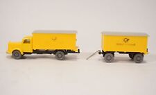 Vintage Wiking 550/551 Mercedes MB L3500 Post Car with Trailer