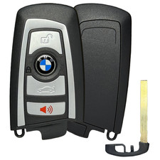 New Virgin BMW Smart Key Remote Transmitter 3 5 7 SERIES Silver Trim YG0HUF5767