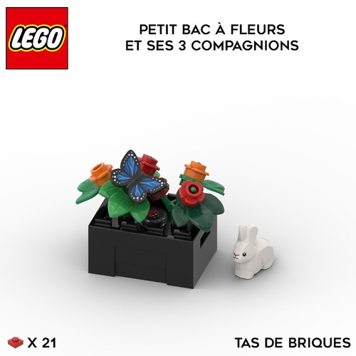Lego bac fleurs animaux - lego, à