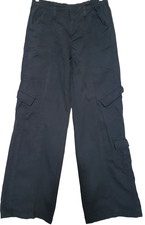 Pantalon cargo pour femmes taille partiellement élastique jambes larges graph...